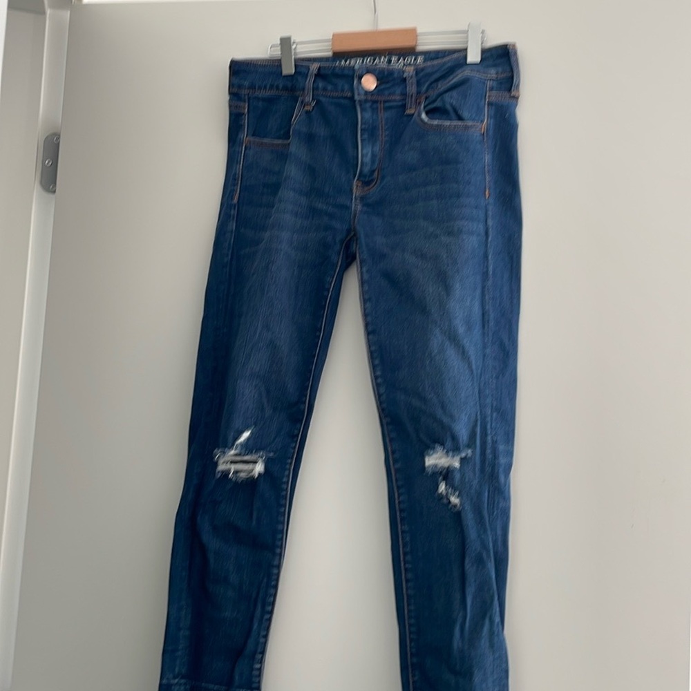American Eagle Destroyed Jeggings